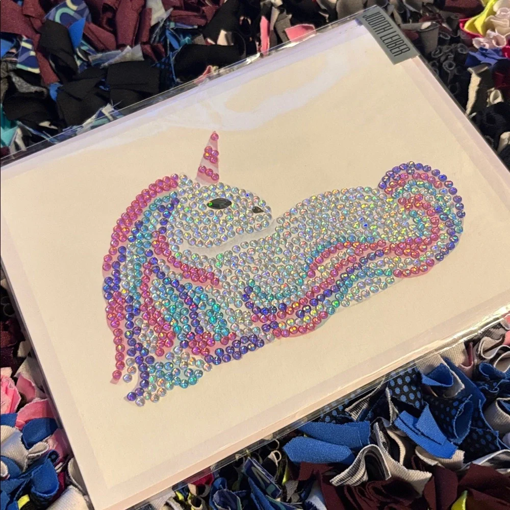 🆕Papyrus-Judith Leiber Bejeweled Unicorn Greeting Card
